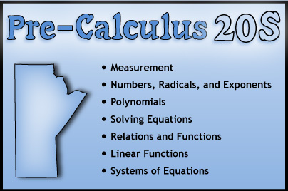 Pre-Calculus 20S